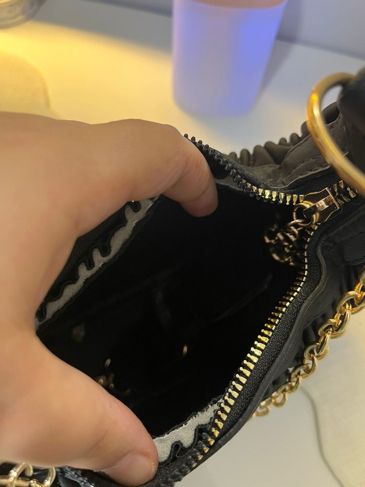 Zincir Detaylı Siyah  Kadın Çanta - Görsel 2