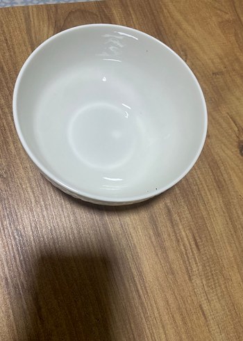 Beyaz Desenli Kase - Görsel 3