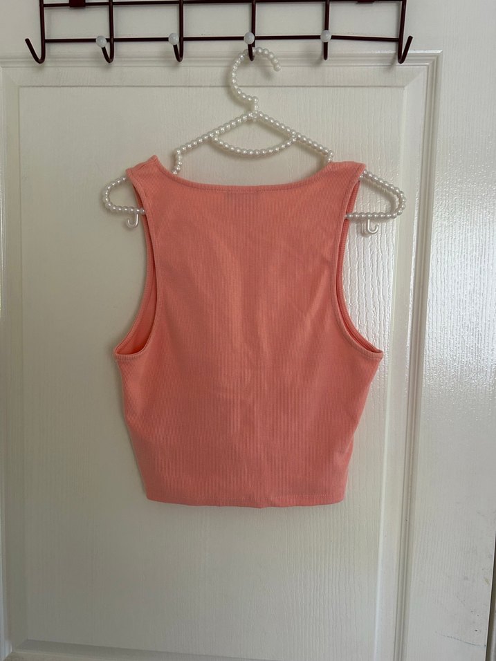 Pembe Keten V Yaka Pilili Mini Atlet - Görsel 2