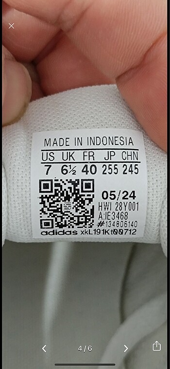 40 Beden Orijinal Adidas vs pace