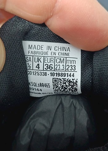 Siyah Bağcıklı Reebok Erkek Spor Ayakkabı - Görsel 6