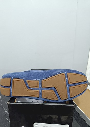 Mavi Süet Erkek Loafer Ayakkabı - Görsel 7