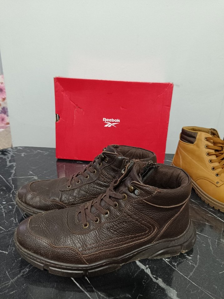 Erkek Kahverengi Deri Bağcıklı Bot - Görsel 2