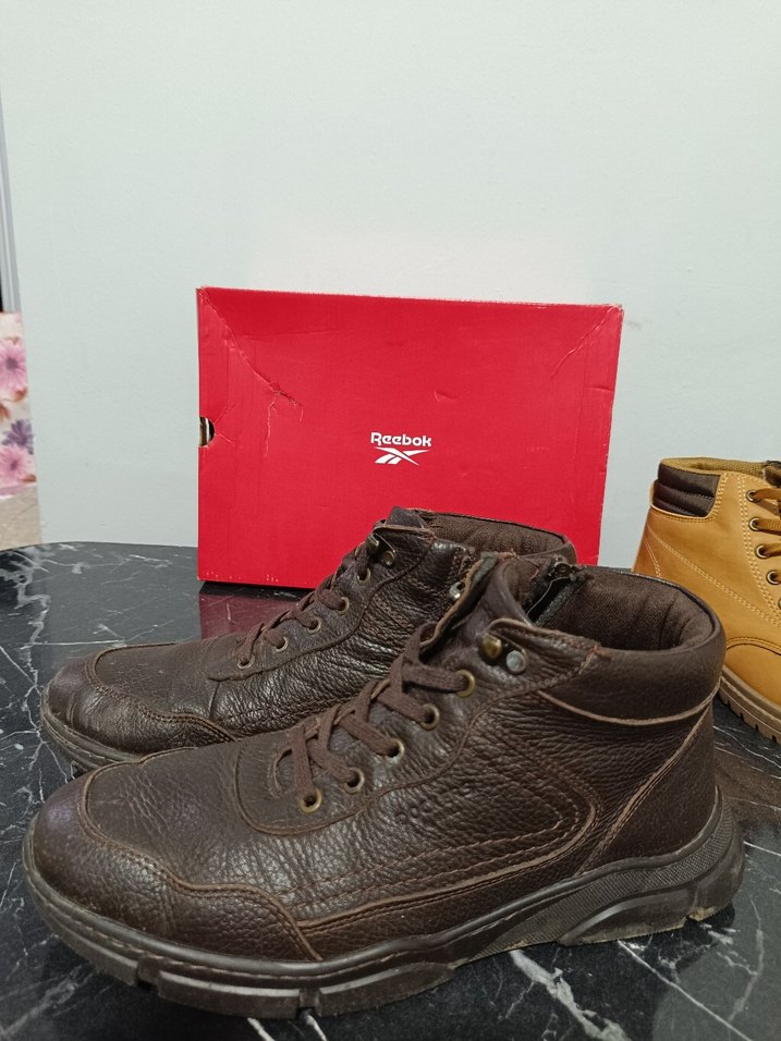 Erkek Kahverengi Deri Bağcıklı Bot - Görsel 3