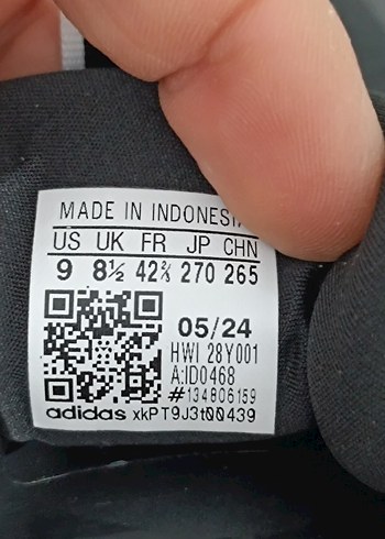 Erkek Siyah Adidas Spor Ayakkabı - Görsel 6