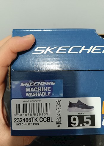 Skechers Gri Hafızalı Köpük Erkek Spor Ayakkabı - Görsel 7