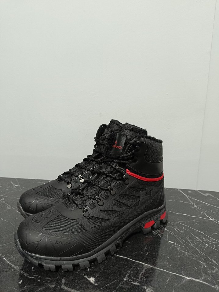 Kamuflaj Desenli Siyah Erkek Bot - Görsel 3