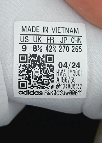 Adidas Beyaz erkek  Spor Ayakkabı - Görsel 6