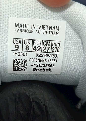 Reebok Beyaz erkek Spor Ayakkabı - Görsel 7