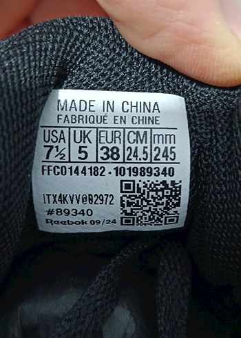 Reebok Siyah Erkek Spor Ayakkabı - Görsel 6