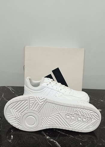 Beyaz Adidas Bağcıklı Kadın Spor Ayakkabı - Görsel 6