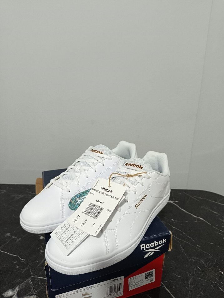 Beyaz Kadın Reebok Spor Ayakkabı Velcro - Görsel 3