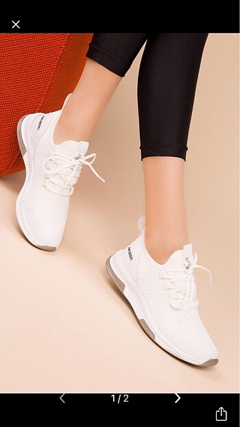 Flo Ayakkabı Kadın beyaz sneaker