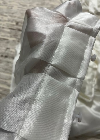 Modern Beyaz Tül Perde - Görsel 3