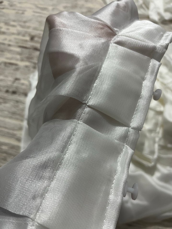 Beyaz Şeffaf Modern tül - Görsel 2