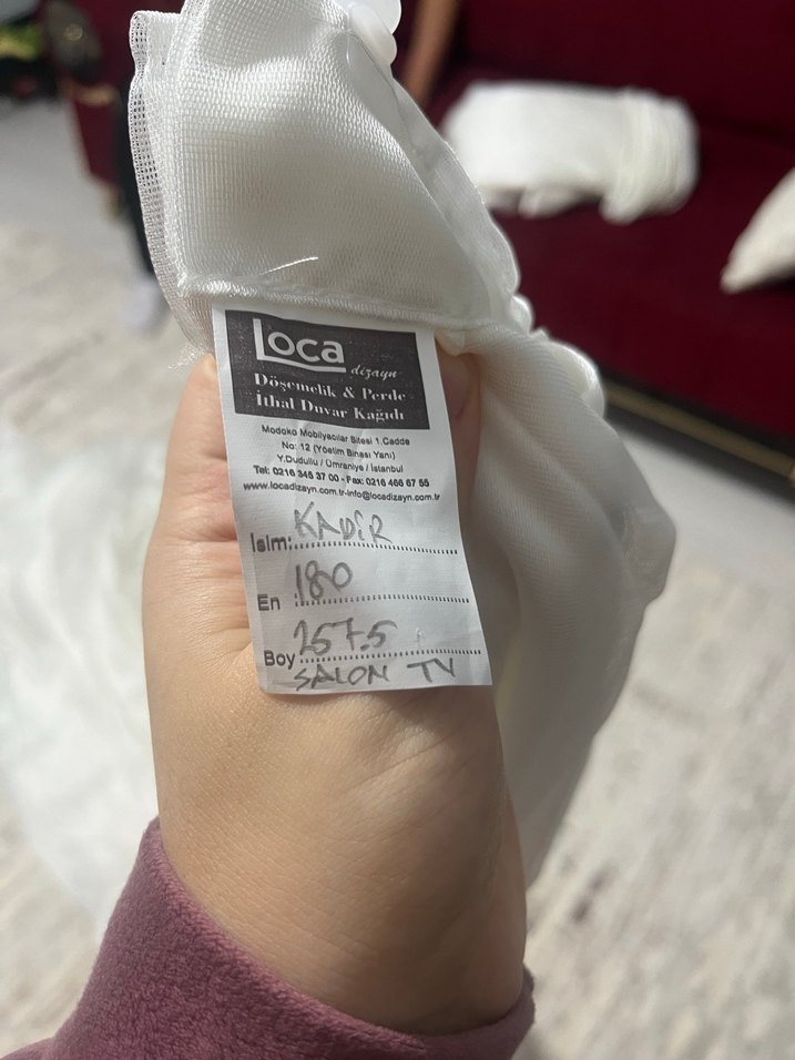 Beyaz Şeffaf Modern tül - Görsel 4