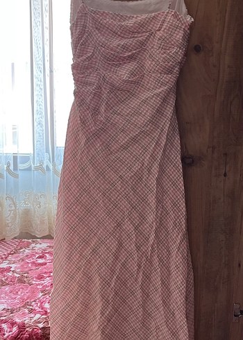Mango Mango Pembe Midi Elbise