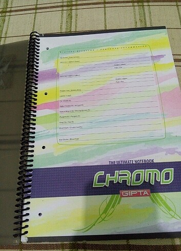 Gipta kareli defter