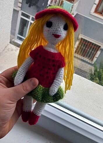 Beden Renk Amigurumi Karpuz bebek