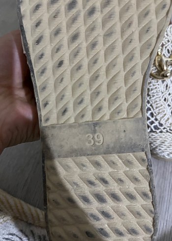 Diğer Dantel Detaylı Bohem Kadın Terlik