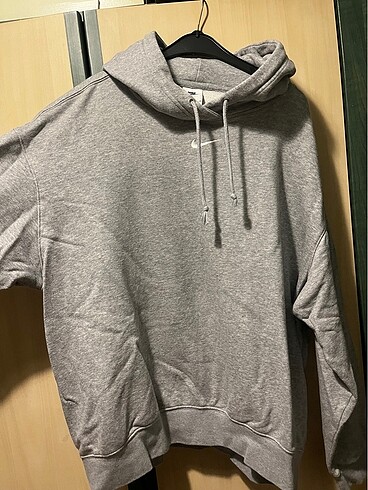 Nike gri kapüşonlu