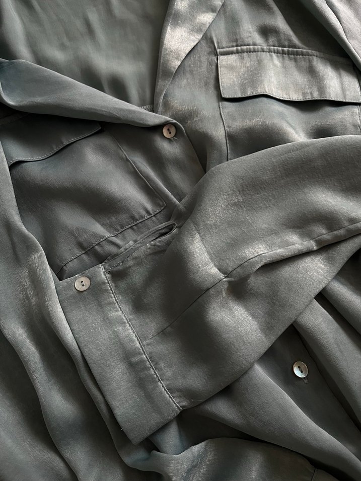 Tally Weijl Saten Gömlek - Görsel 2