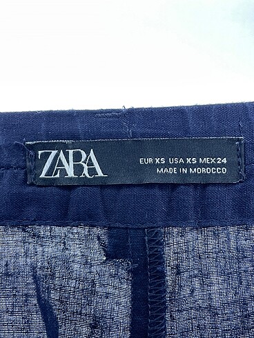 xs Beden lacivert Renk Zara Düz Kesim %70 İndirimli.