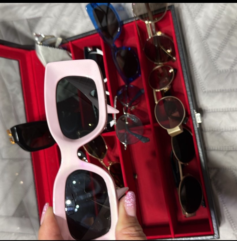 Parlak Pembe Kadın Güneş Gözlüğü - Görsel 2