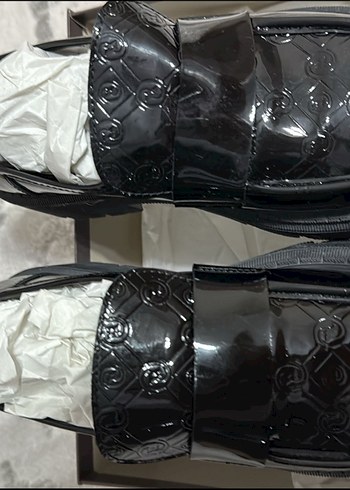 Siyah Rugan vakko kadın Ayakkabı - Görsel 5