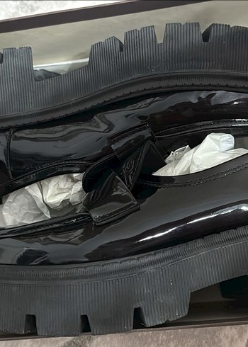 Siyah Rugan vakko kadın Ayakkabı - Görsel 2