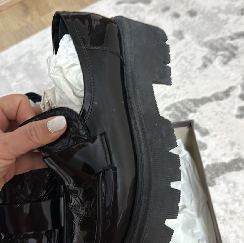 Siyah Rugan vakko kadın Ayakkabı - Görsel 4