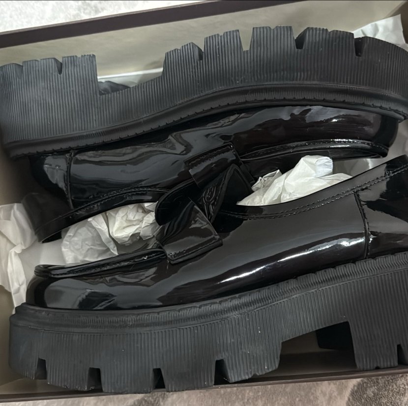 Siyah Rugan vakko kadın Ayakkabı - Görsel 2