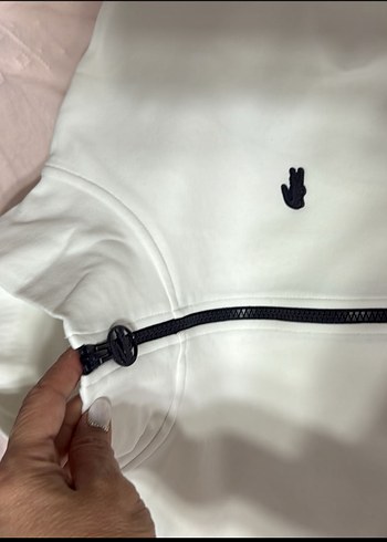 Beyaz Lacoste kadın elbise - Görsel 2