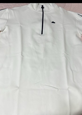 Beyaz Lacoste kadın elbise - Görsel 4