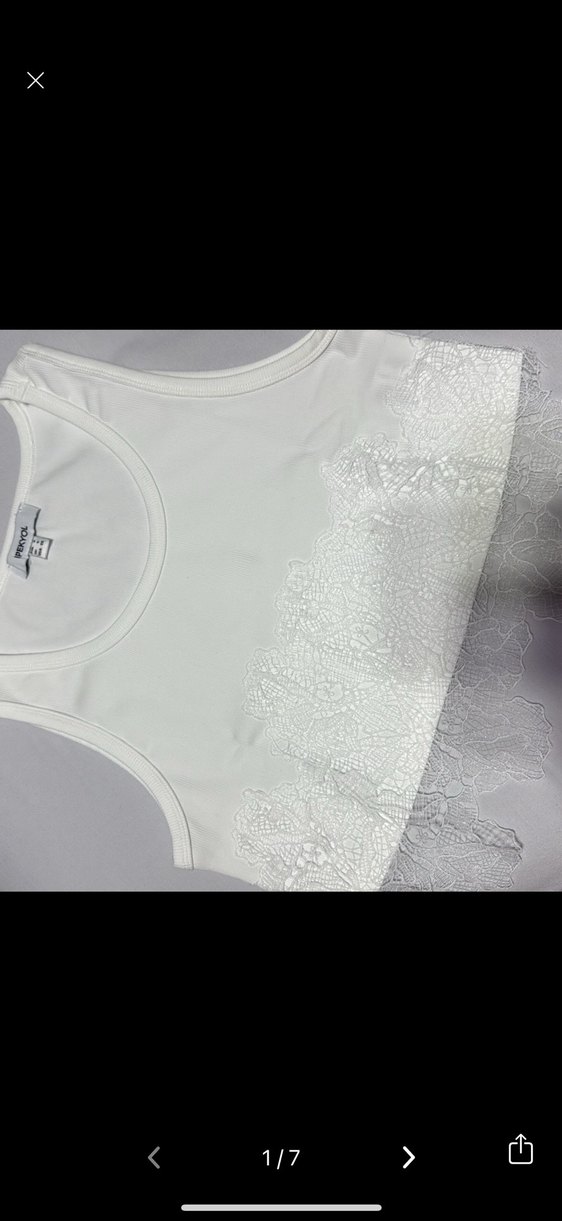 Beyaz Mini A-Line Straplez Gelinlik - Görsel 2