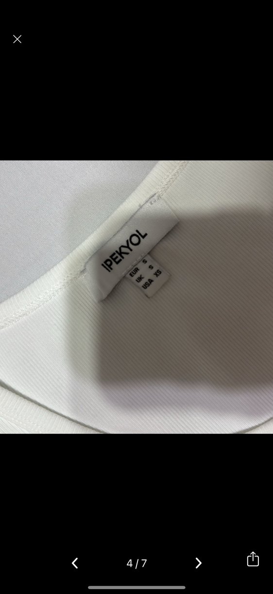 Beyaz Mini A-Line Straplez Gelinlik - Görsel 4