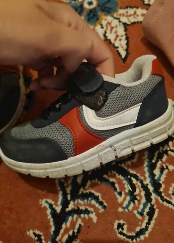 Diğer Gri Erkek Çocuk Spor Ayakkabı - Yılan Desenli