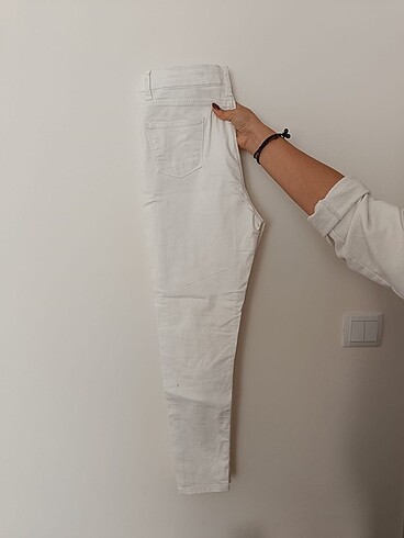 Mavi Jeans Beyaz dar paça pantolon