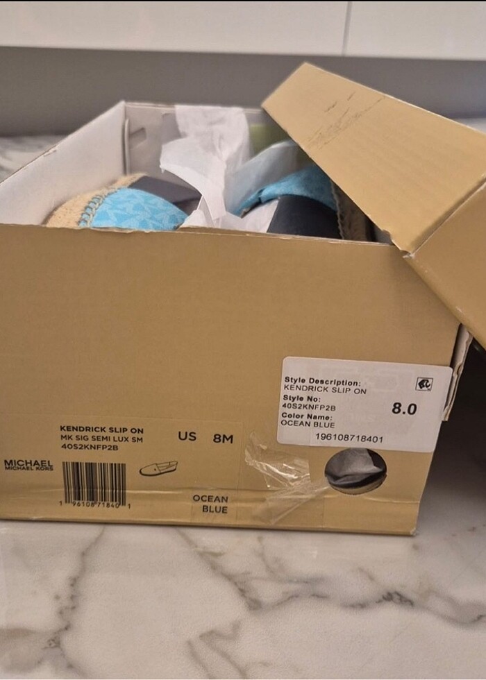 Michael Kors espadril 38.5 deri - Görsel 5