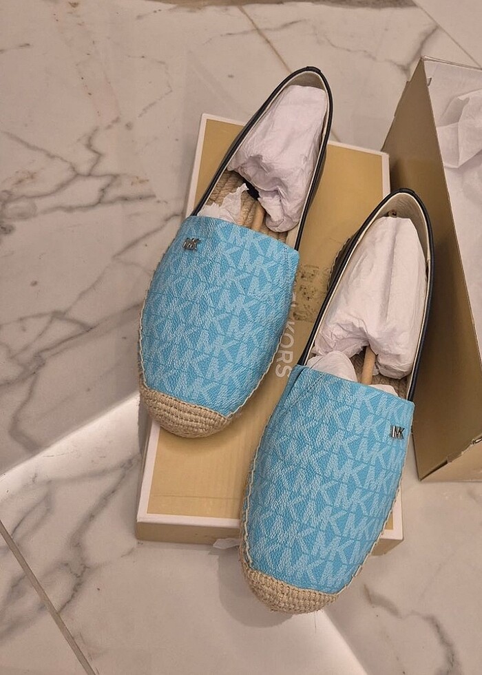 Michael Kors espadril 38.5 deri - Görsel 2