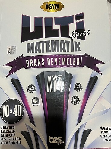Beşvitrin Ulti Ayt Matematik Branş Denemleri