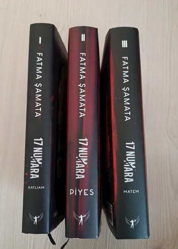 Fatma Şamata 17 Numara Roman Serisi 3 kitap ciltli yan baskılı