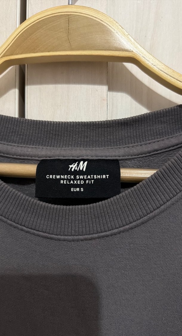 Gri  Oversize Sweatshirt - Görsel 2