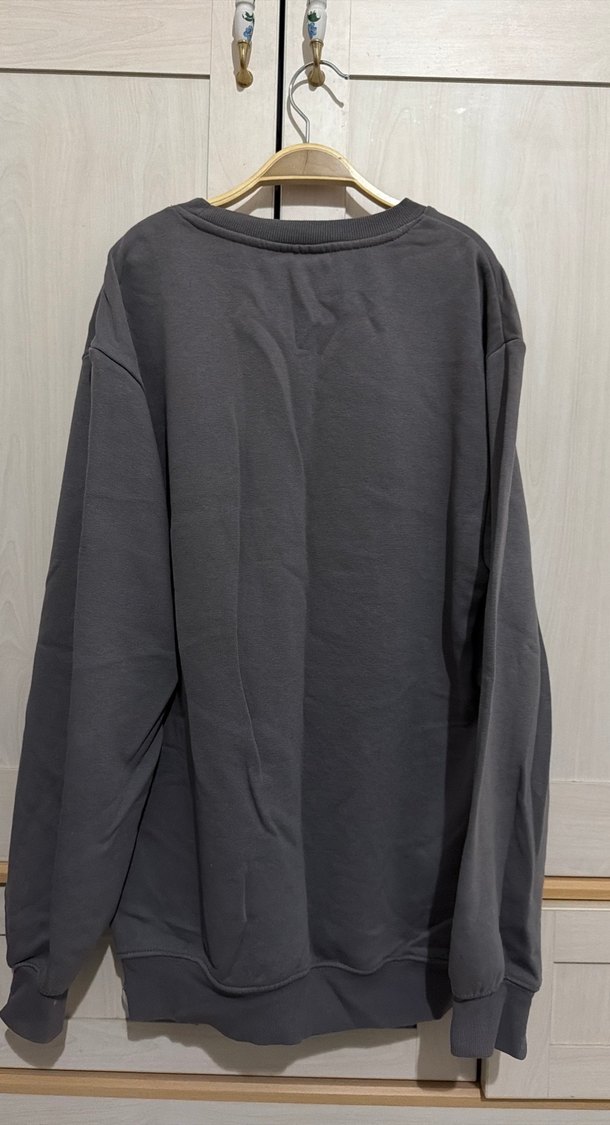 Gri  Oversize Sweatshirt - Görsel 3