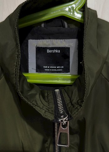 Haki Fermuarlı Ceket - Görsel 4