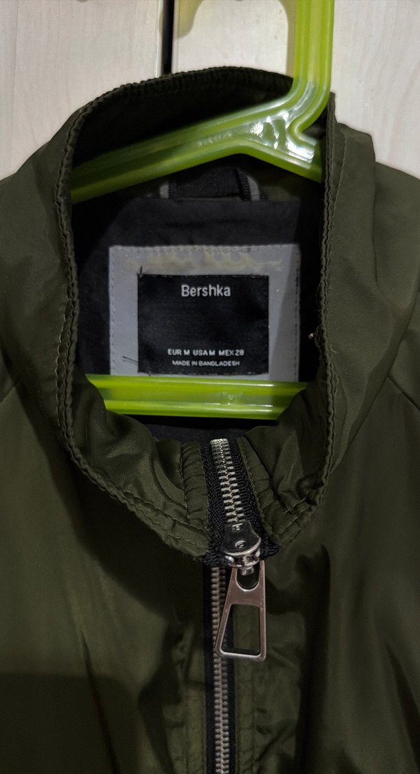 Haki Fermuarlı Ceket - Görsel 4