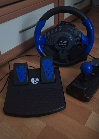 Mavi Oyun Direksiyonu Seti - Görsel 2