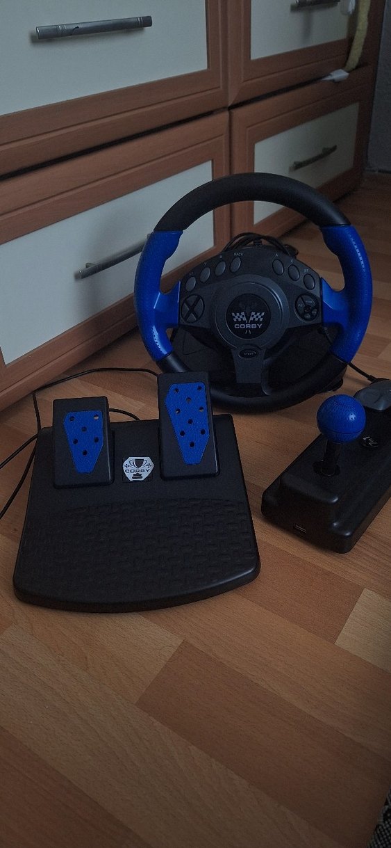 Mavi Oyun Direksiyonu Seti - Görsel 2