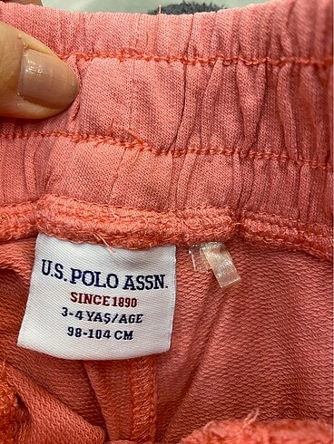 4 Yaş Beden pembe Renk U.s polo erkek çocuk şortu