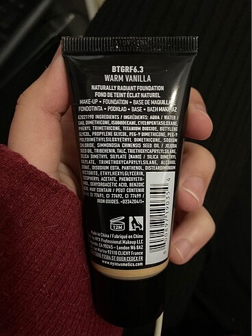 NYX nyx fondöten 6.3